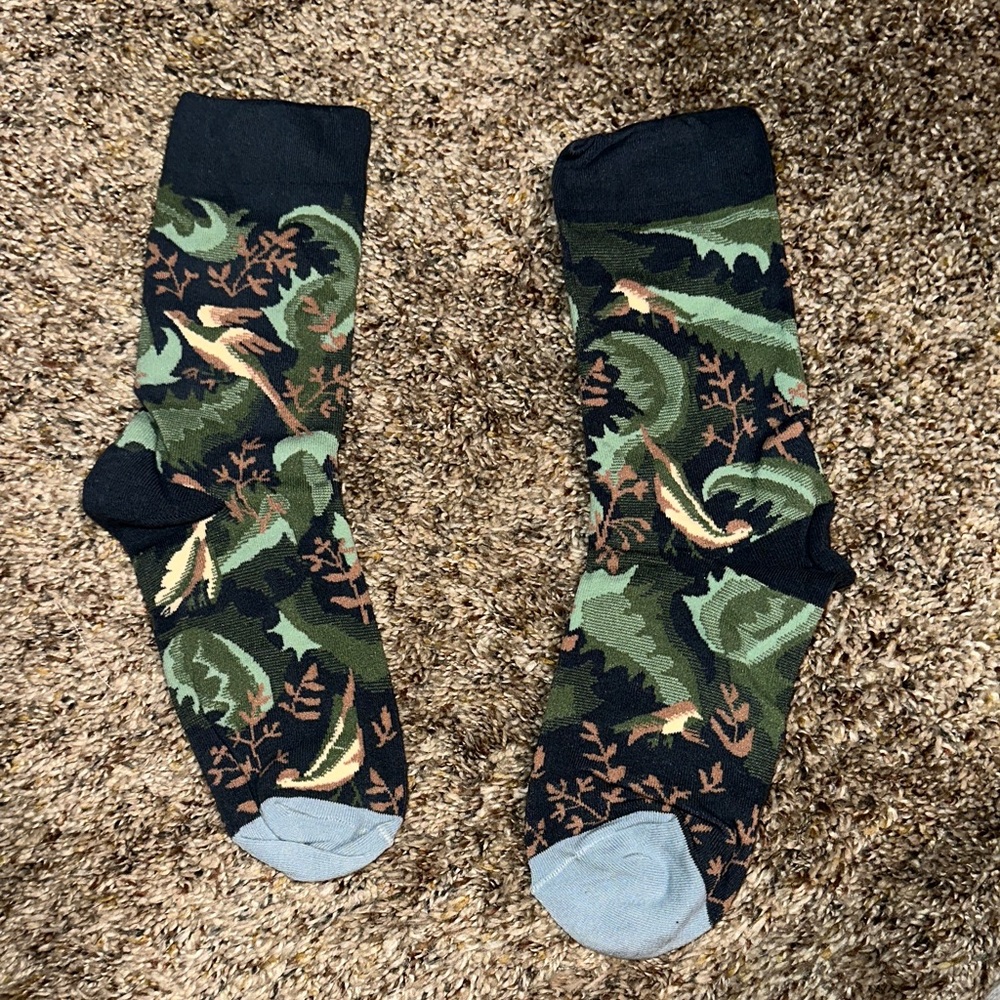 10 Pairs of Bird Design Soft Cotton Socks for Women Girls Thick Knit Breathable